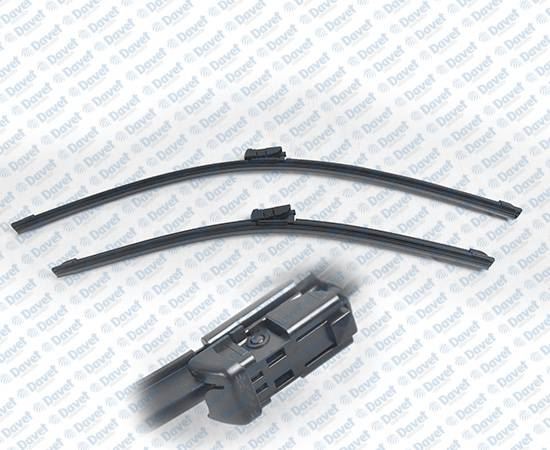 PHAFF 01089 Silecek Supurgesi 600mm + 470mm  Jetta Passat 10> Golf Vi Octavia 12>